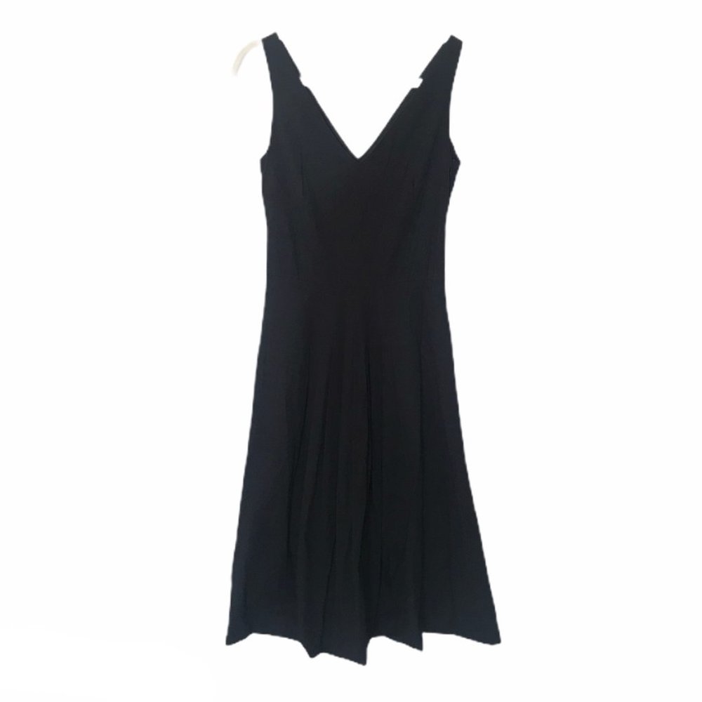Zara Bubble Hem Sleeveless Black Dress Sz Small